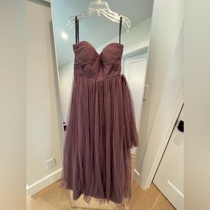 Jenny Yoo Convertible Annabelle Tulle Dress in Dusty Purple